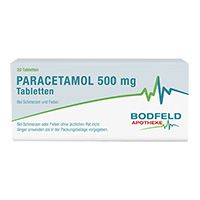 PARACETAMOL 500 mg Tabletten Bodfeld Apotheke
