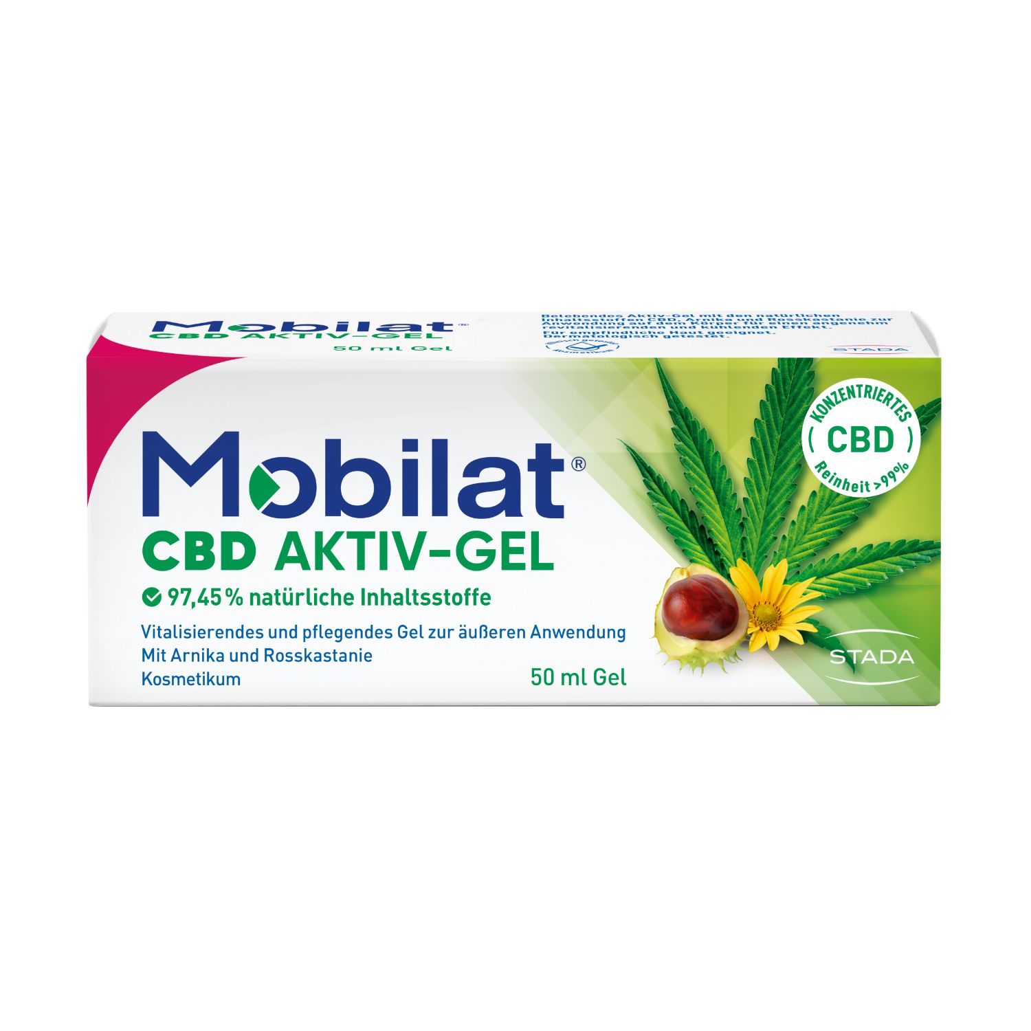 Mobilat® CBD Aktiv-Gel: vitalisierend, beruhigend, pflegend. Für beanspruchte Körperpartien.
